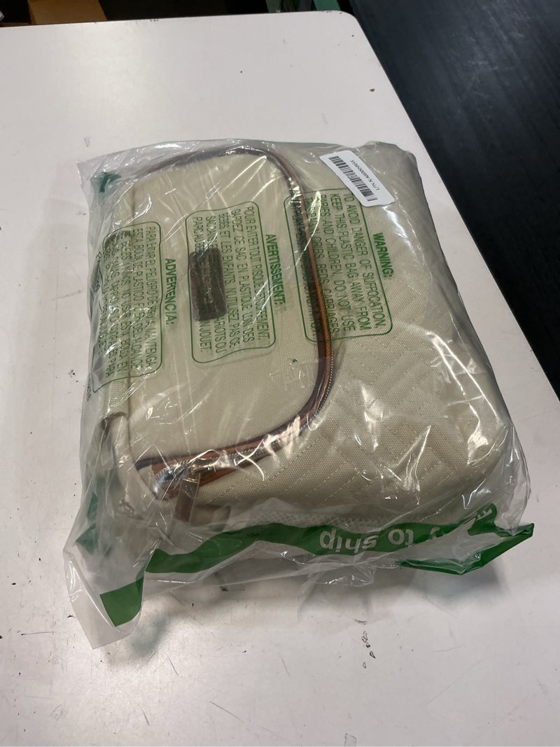 Condition photo showing New/Like New for Breastmilk Cooler Bag with Ice Pack Fits 6 Baby Bottles up to 9 Ounce, Wearable Breast Pumps Cooler Bag for Nursing Mom Daycare, Work, Travel- Cream