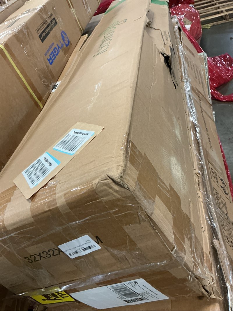 Condition photo showing New/Like New for king size mattress, 14 inch gel memory foam mattress with pocket spring for pressure relief & motion isolation, medium firm king size bed in a box, certipur-us 