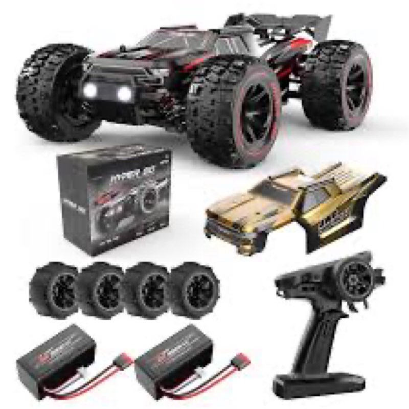 hyper go h14bm v3 1/14 brushless rc cars for adults fast 50 mph, rc trucks 4x4 offroad waterproof, e