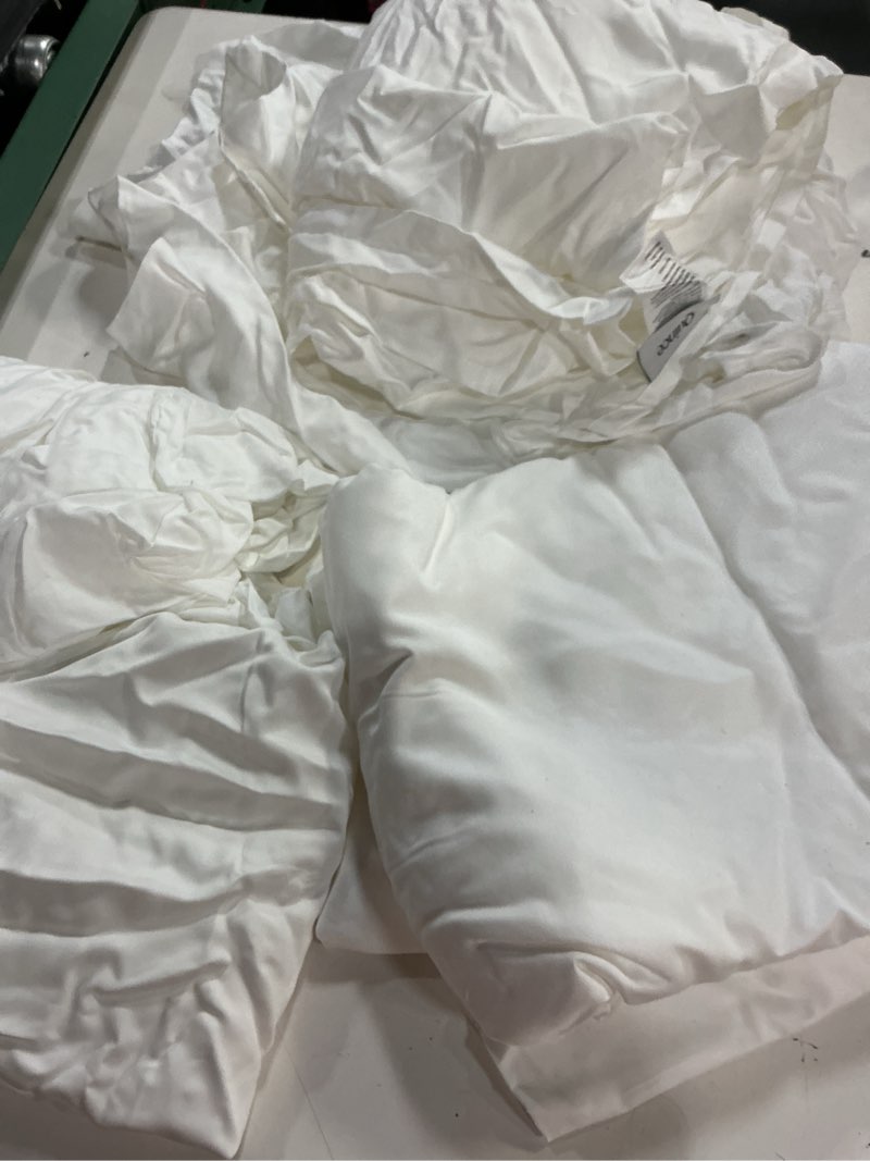 Condition photo showing Good Condition for bamboo sheet set of 4 pcs, queen, white
