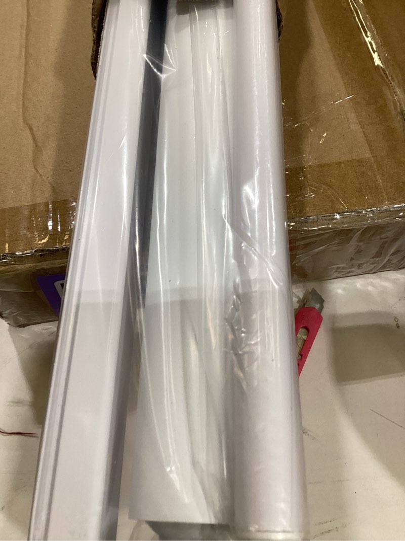 Condition photo showing Good Condition for chrisdowa cordless blackout roller shades for windows, thermal insulated uv protection pull down shades, total blackout window blinds for home, office, bedroom, door (30" w x 72" h, white) 30"w x 72"h white