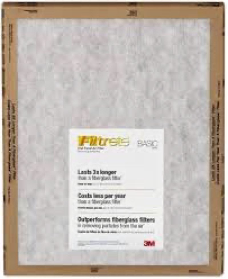 Filtrete 20 in. W X 25 in. H X 1 in. D Synthetic 1 MERV Flat Panel Filter 1 pk