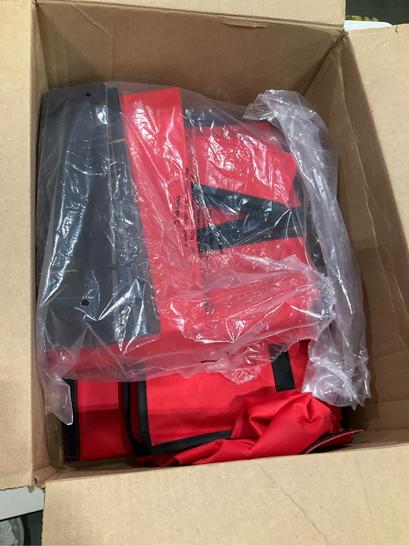 Condition photo showing Good Condition for ZOBER All in One Christmas Ornament Storage Box & Decoration Container - Easy Access Removable Trays, Keeps 73 Ornaments - Adjustable Extent Area for Figurines and Pockets for Decoration - Red