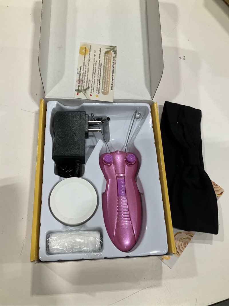 Condition photo showing Good Condition for waycom ladies facial hair remover electric women's beauty epilator facial threading hair removal shaver face massager pull faces delicate device depilation -christmas birthday present