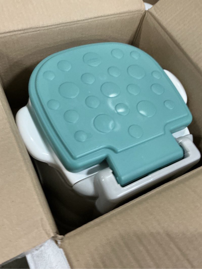 Condition photo showing Good Condition for fisher-price™ 3-in-1 toddler toilet training potty chair and step stool, with removable toilet ring