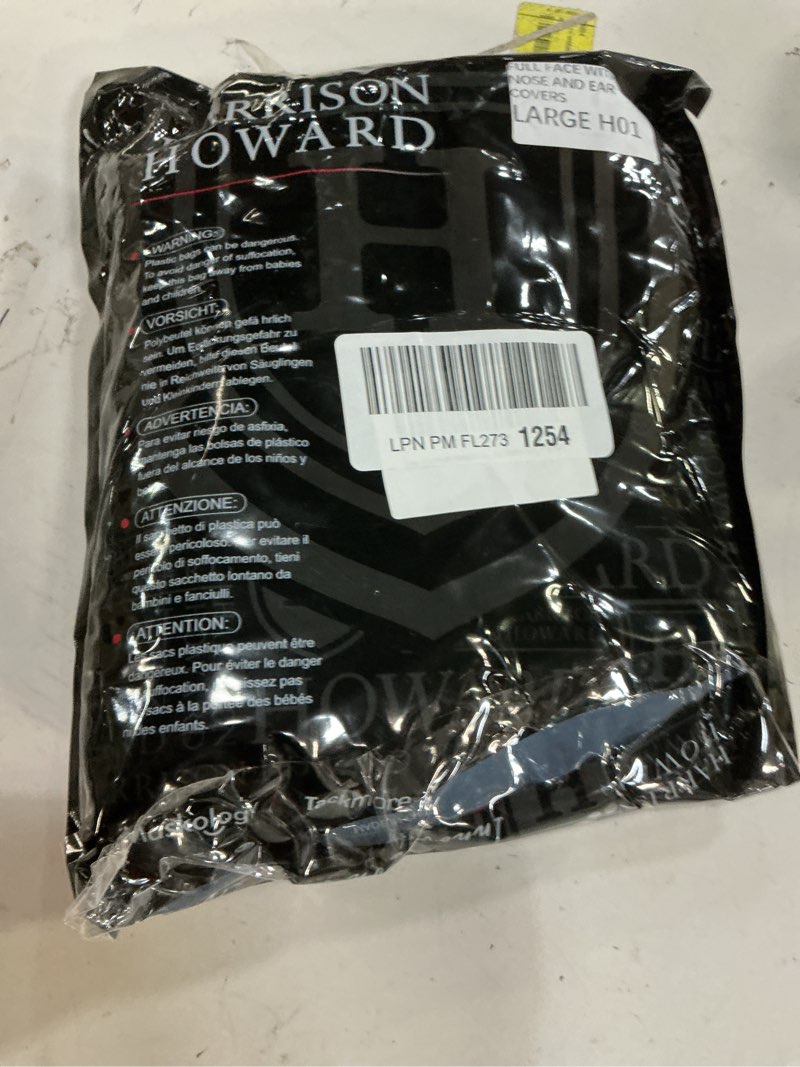 Condition photo showing New/Like New for harrison howard caremaster pro luminous horse fly mask large eye space long nose with ears uv protection for horse navy full size navy full (large)