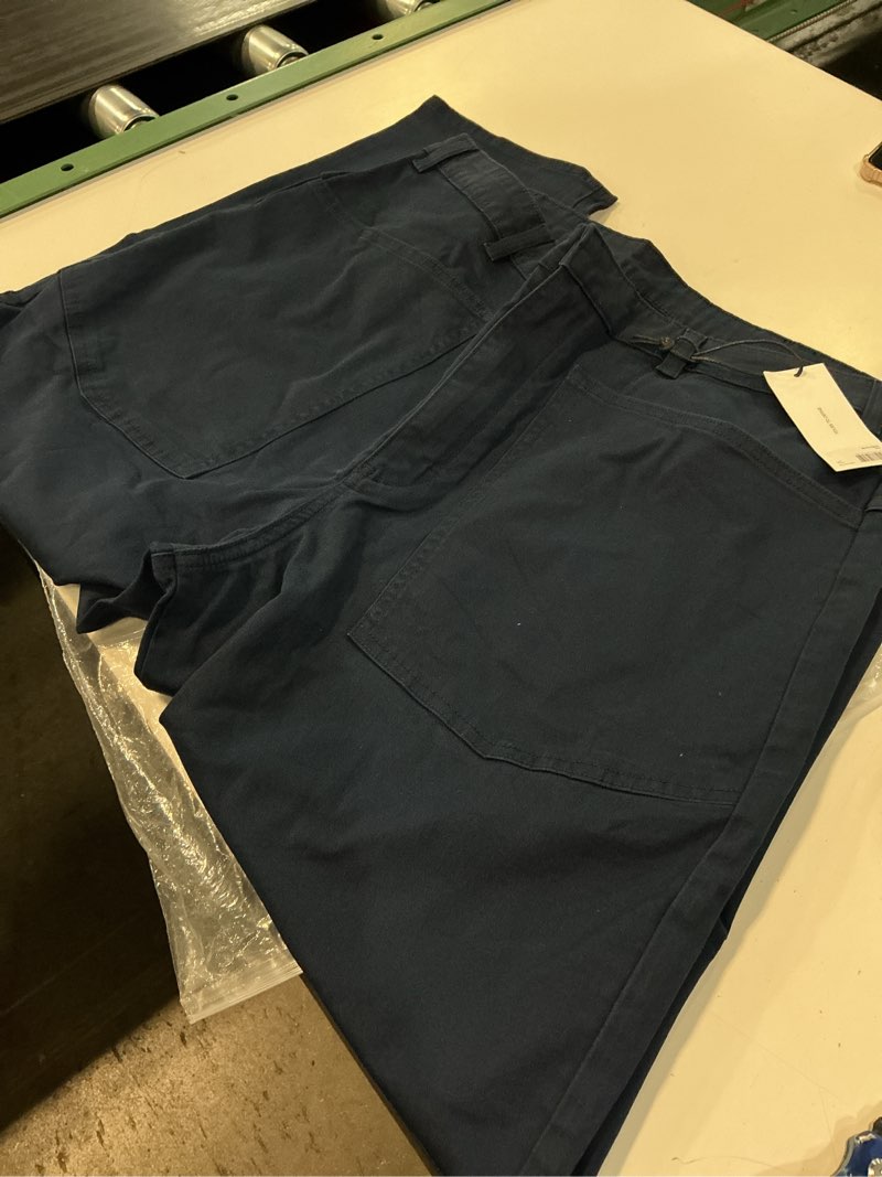 Condition photo showing Good Condition for label women's go-to pants - relaxed fit, modern style, comfortable travel clothes x-large navy