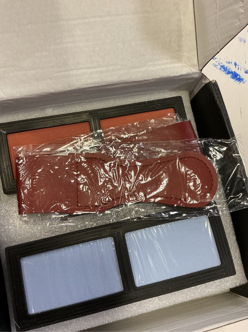 Condition photo showing New/Like New for Intelitopia Complete Knife Sharpening Stone Set – Dual Grit Whetstone 400/1000 3000/8000 Knife Sharpener with Leather Strop, Flattening Stone, Bamboo Base, 3 Non-slip Rubber Bases & Angle Guide