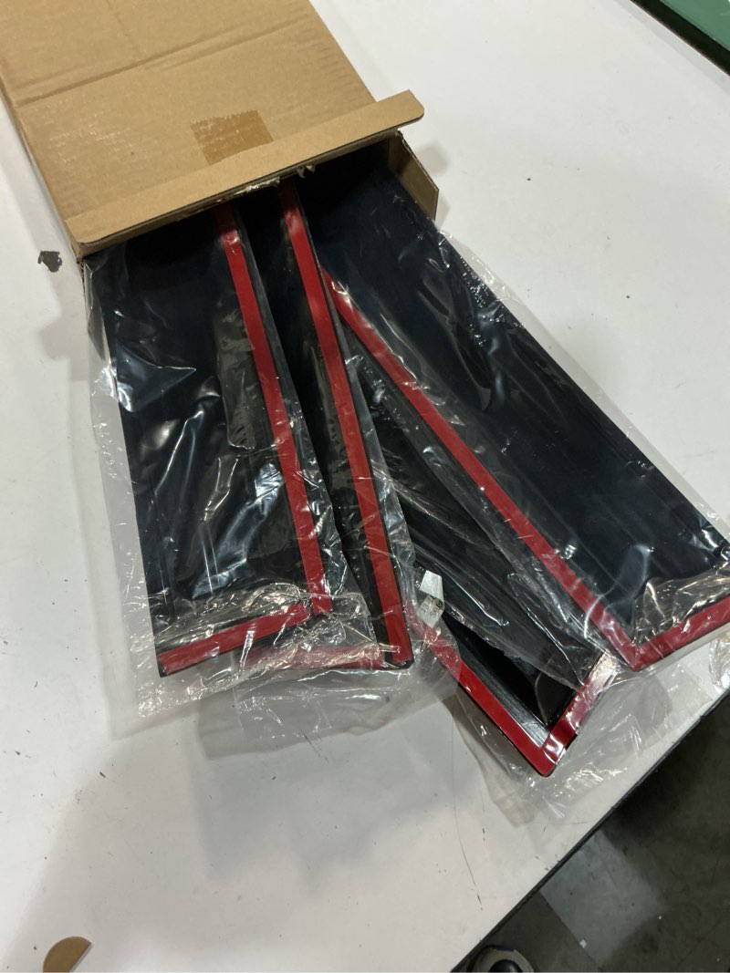 Condition photo showing Good Condition for kpy rain guards fit for 2013-2018 nissan altima, out-channel window visors vent wind deflectors 4pc, car accessories for 13-18 altima 2013-2018 altima