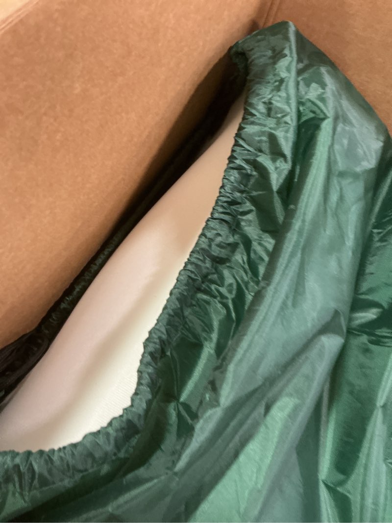 Condition photo showing Good Condition for Golf Simulator Impact Screen, Premium Triple Layer Launch Monitor Projector Screen with HD Visuals, Indoor Practice Screen for Enclosure and Net, Hitting Screen with Grommets & Bungee Cords 9.8 x 13 ft