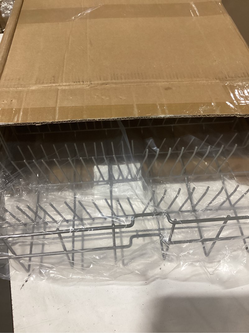 Condition photo showing Good Condition for dd82-01384a dd81-02295a lower rack compatible with samsung dishwashers | fits dw80r2031us, dw80m2020us, dw80n3030us, dw80n3030ub, dw80n3030uw, dw80r2031ug, dw80r2031uw. (22.5''d x 20.5''w x 7''h) 2 lower rack 22.5" x 20.5" x 7.1"