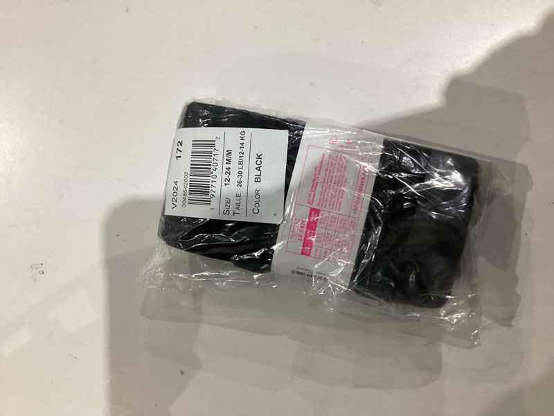 the children's place,baby girls,and toddler cable knit tights,black 2-pack,12 months,24 months