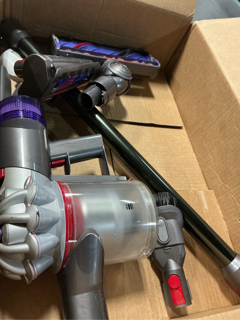 Condition photo showing As Is for Dyson V8 Cordless Vacuum, Cleans Hard Floors and Carpets, Detangles, Converts to Handheld, 115AW, 2 Power Modes, Up to 40 Minutes¹