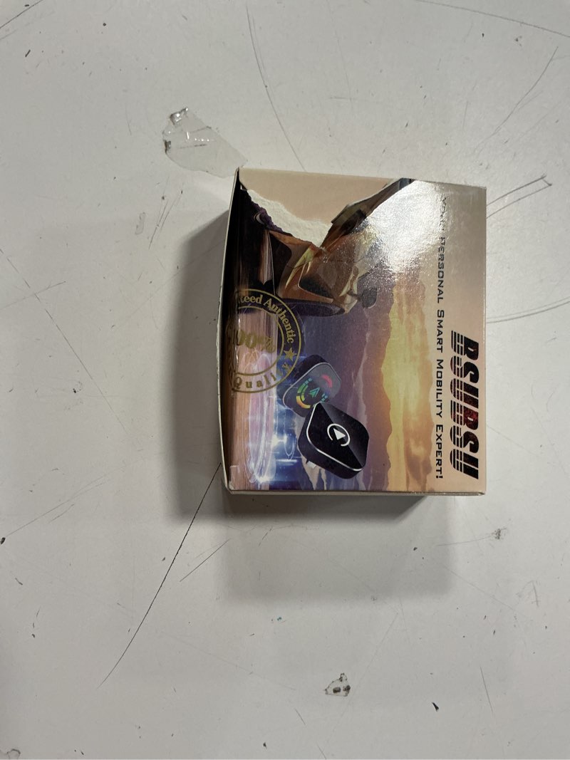 Condition photo showing New/Like New for Wireless CarPlay Adapter, 2026 Upgraded Wired to Wireless for Apple CarPlay & Android Auto, Mini USB Design Car Play Adapter with Type-C Extension, Plug and Play, Stable Connection & No Latency White