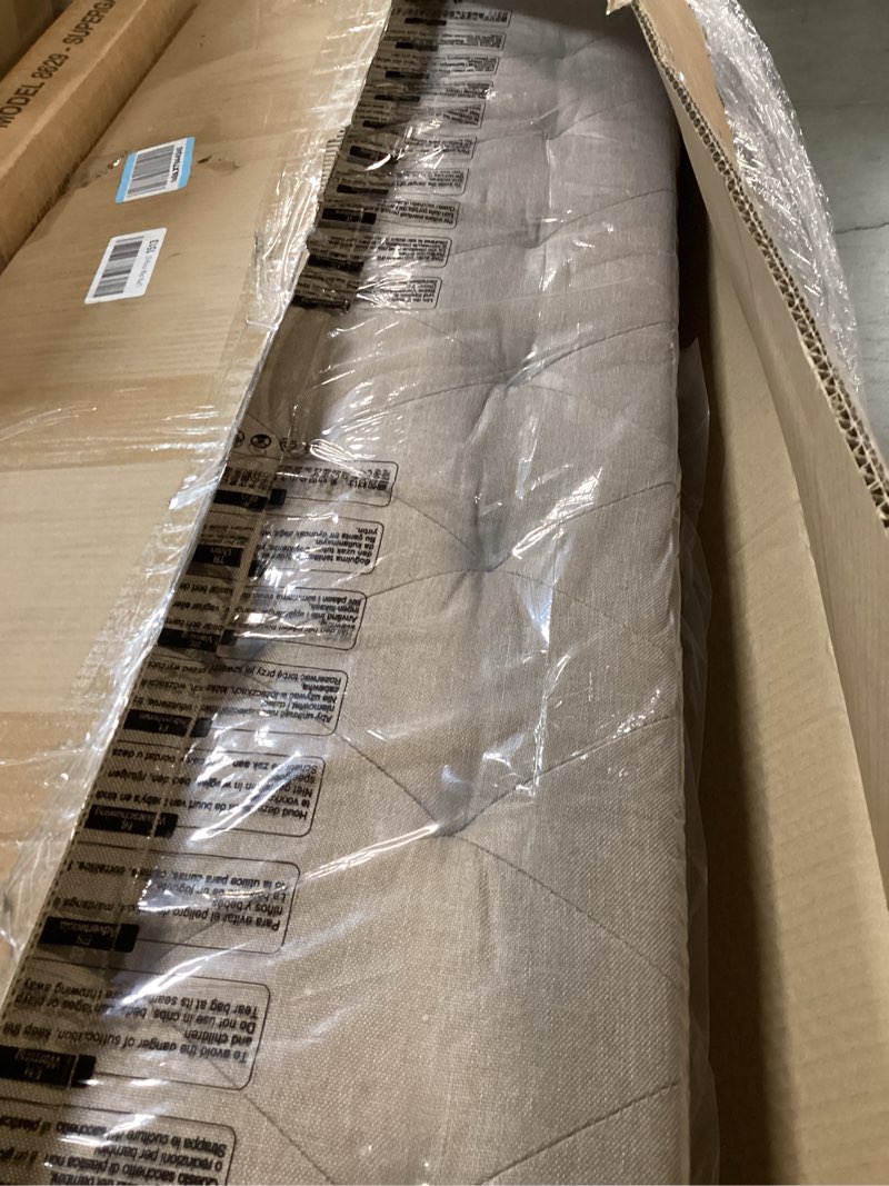 Condition photo showing Good Condition for songmics storage ottoman bench, foot rest with legs, 15.7 x 43.3 x 15.7 inches, end of bed bench, storage chest, load up to 660 lb, for living room, bedroom, entryway, camel brown ulsf088r01