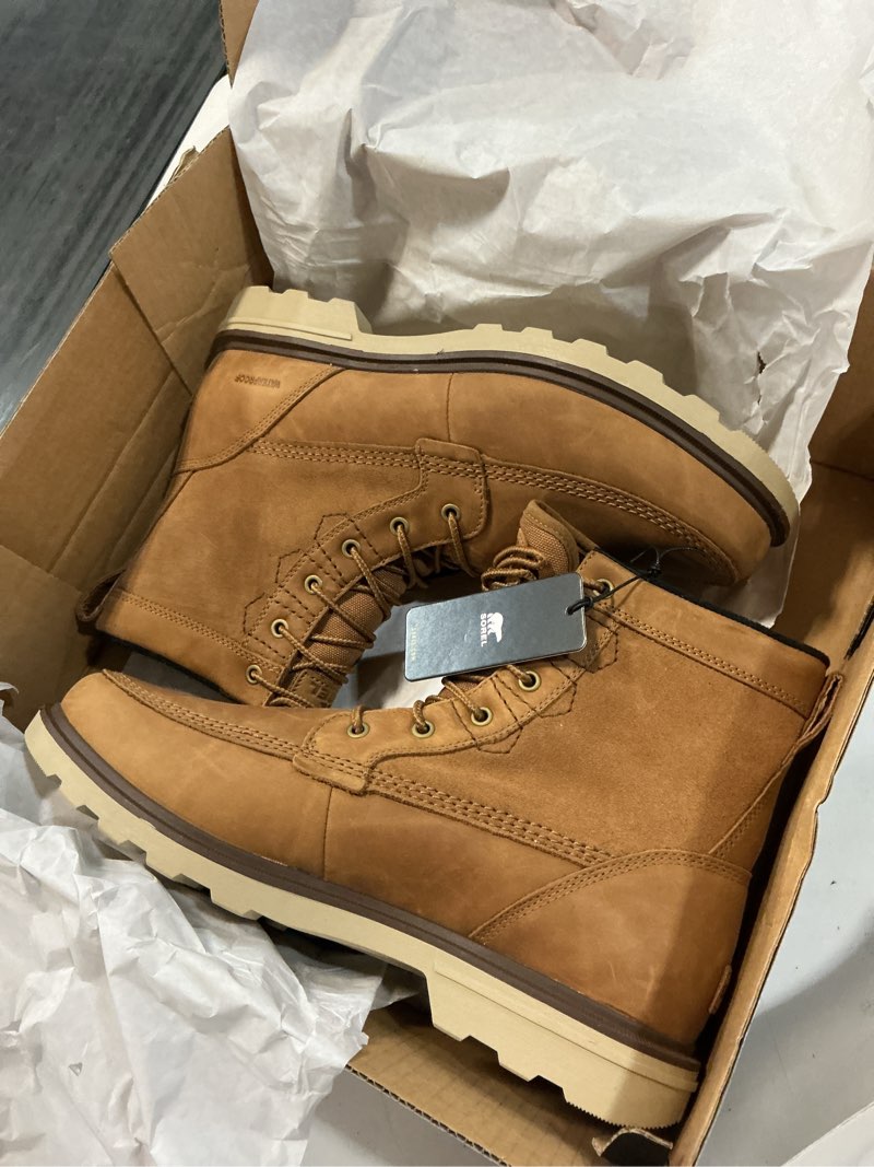 Condition photo showing Good Condition for sorel carson storm waterproof men's boots size 13