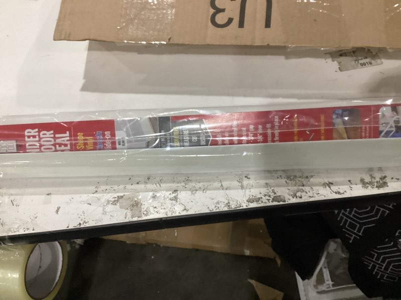 Condition photo showing New/Like New for M-D Building Products 43336 White Cinch® Vinyl Slide-On Under Door Seal 36 in. x 2.375 in.