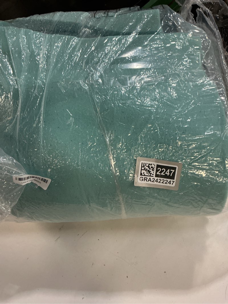 Condition photo showing Good Condition for 2 Inch Cooling Gel Memory Foam Mattress Topper Twin Size, 5-Zone Back Pain Relief College Dorm Mattress Topper, Orthopedic Pressure Relief Bed Topper, CertiPUR-US Certified