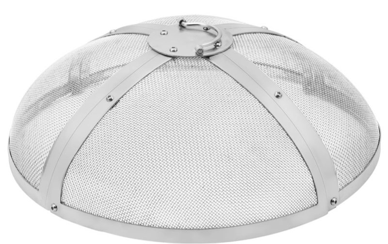 Baitedelai Fire Pit Spark Screen 27 Inch Round, Heavy Duty Stainless Steel Outdoor Fire Pit Screen 