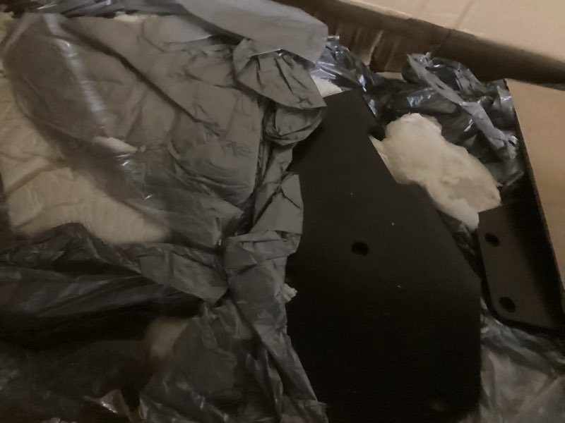 Condition photo showing New/Like New for 2" receiver trailer hitch, fits for chevrolet silverado 1999-2013, for gmc sierra 1500, 1500 hd, 2500 1999-2013, square tube frame, black class 4 towing hitch kits carrier