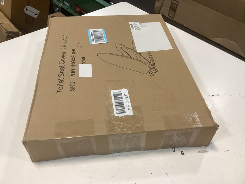 Condition photo showing New/Like New for toilet seat elongated,toilet seat with toddler seat built in, potty training toilet seat fits both adult and child, with soft close, easy install and clean - fits most elongated toilets almond elongated with toddler seat almond