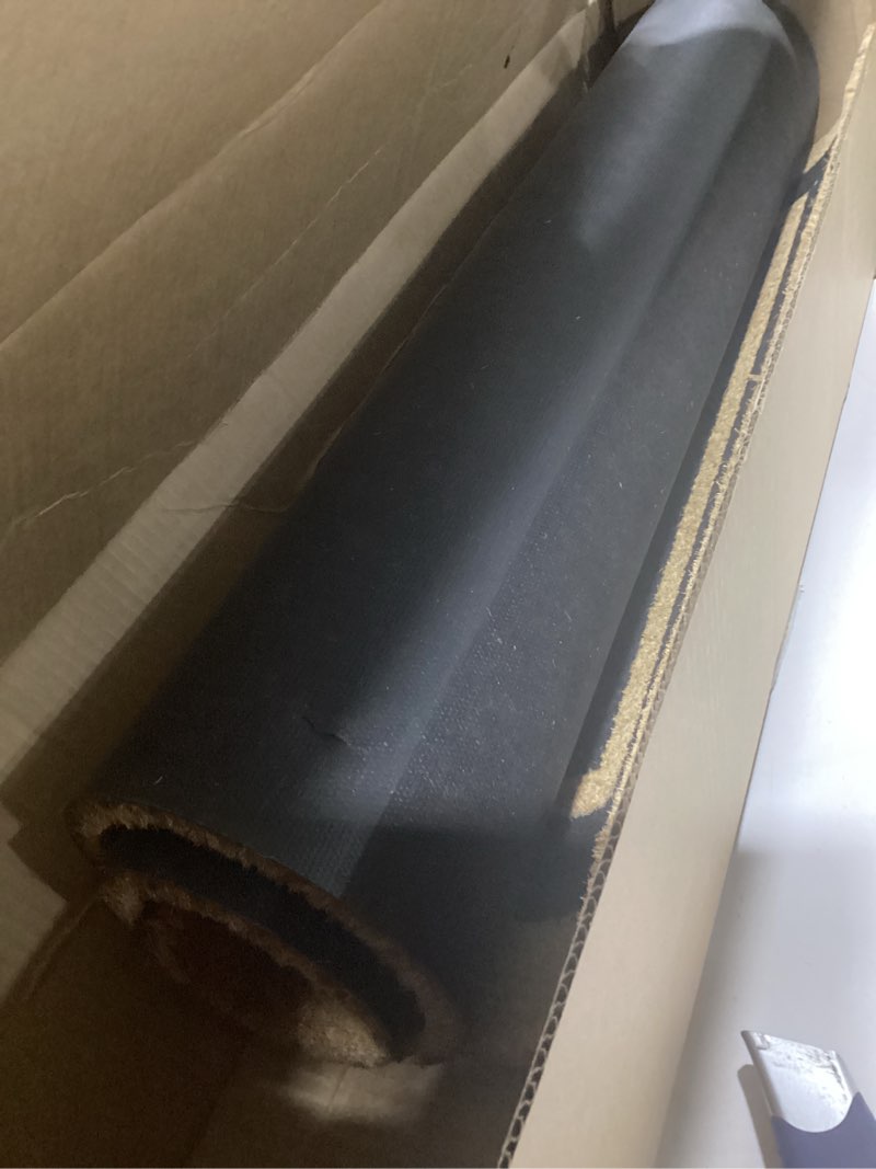 Condition photo showing Good Condition for Calloway Mills 152963048K Black Border 30" x 48" Monogram Doormat Letter (K) K 2'6" x 4' (Rectangular)