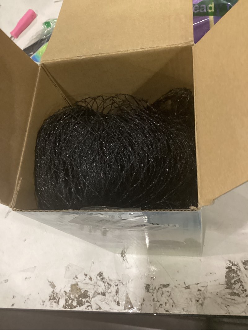 Condition photo showing As Is for bird netting for garden 10x30 ft, 1/2 inch mesh heavy duty garden netting for plants, fruit trees & blueberries, uv resistant outdoor protection against birds, squirrels, deer & poultry 10x30ft-0.5"