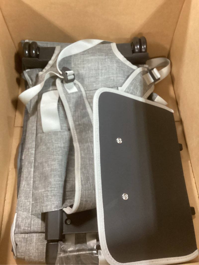 Condition photo showing Good Condition for lollimeow pet rolling carrier, dog backpack with wheels,cats,puppies travel bag with wheels,dog trolley(grey)