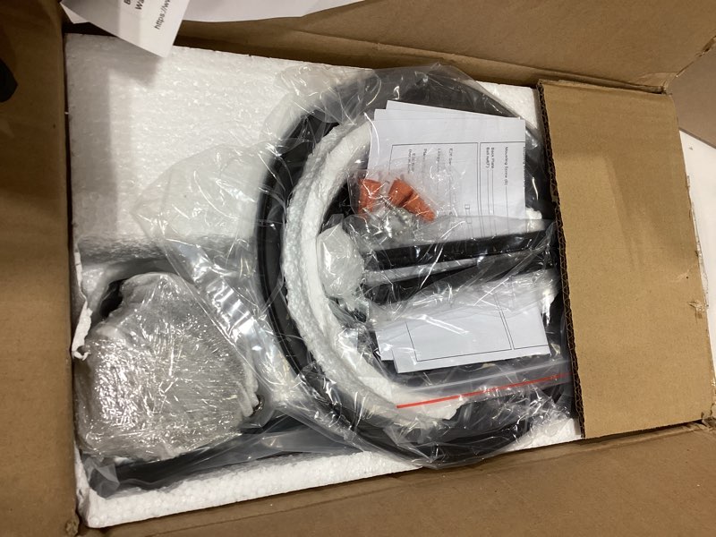 Condition photo showing Good Condition for Bathroom Light Fixtures 2-Light Matte Black Farmhouse Vanity Lights for Bathroom Light Fixture, 20" Rustic Industrial Vanity Light Wall Sconce Lighting Fixtures over Mirror Cabin Kitchen Workshop Cafe