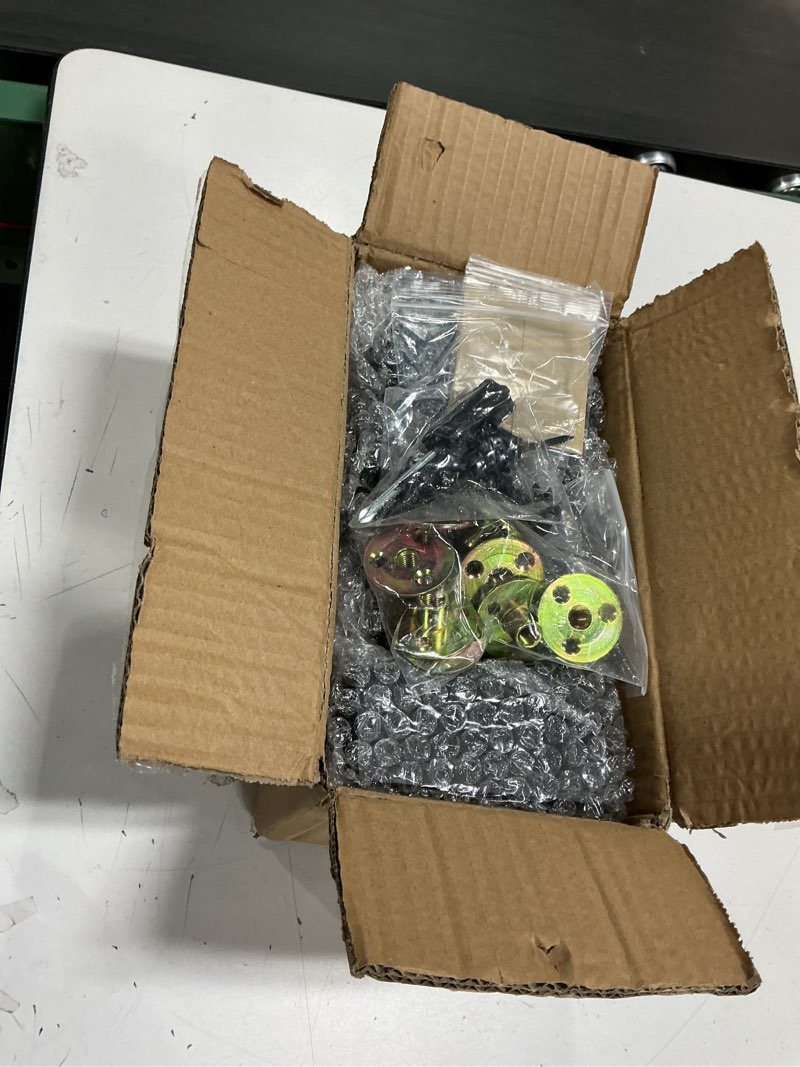 Condition photo showing Good Condition for TURSTIN Set of 8 Furniture Legs 4 Inch Square Solid Wood Couch Legs Replacement Sofa Legs Mid Century Furniture Feet for Armchair Bed Dresser Cabinet Include Installation Hardware, Black 4 Inches Black