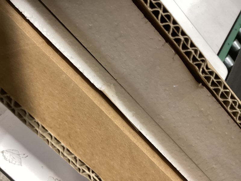 Condition photo showing New/Like New for Sintosin Antique Arendahl Glam Ornate Oval Mirror 24" X 14", Hanging Distressed White Vintage Mirrors for Wall Decor Living Room, Wood Mirrors for Bathroom Entryway, Horizontal or Vertical