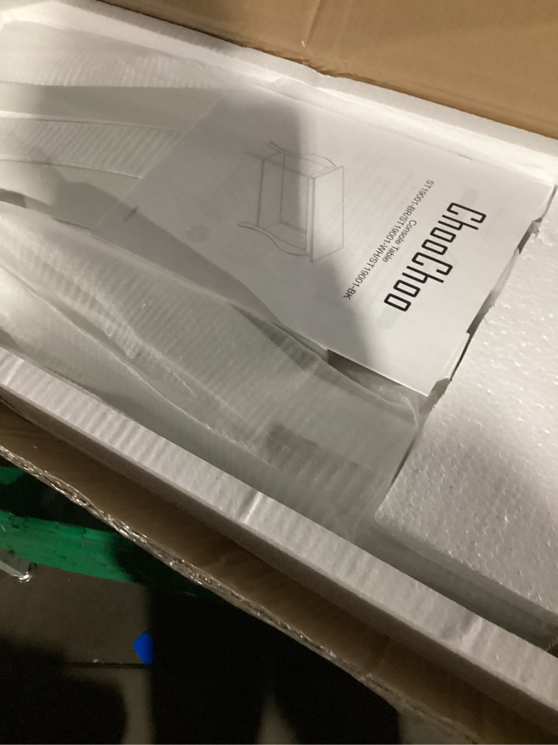 Condition photo showing Good Condition for ChooChoo Narrow Console Table, Chic Accent Sofa Table, Entryway Table, White White 11.8"D x 39.3"W x 31.4"H