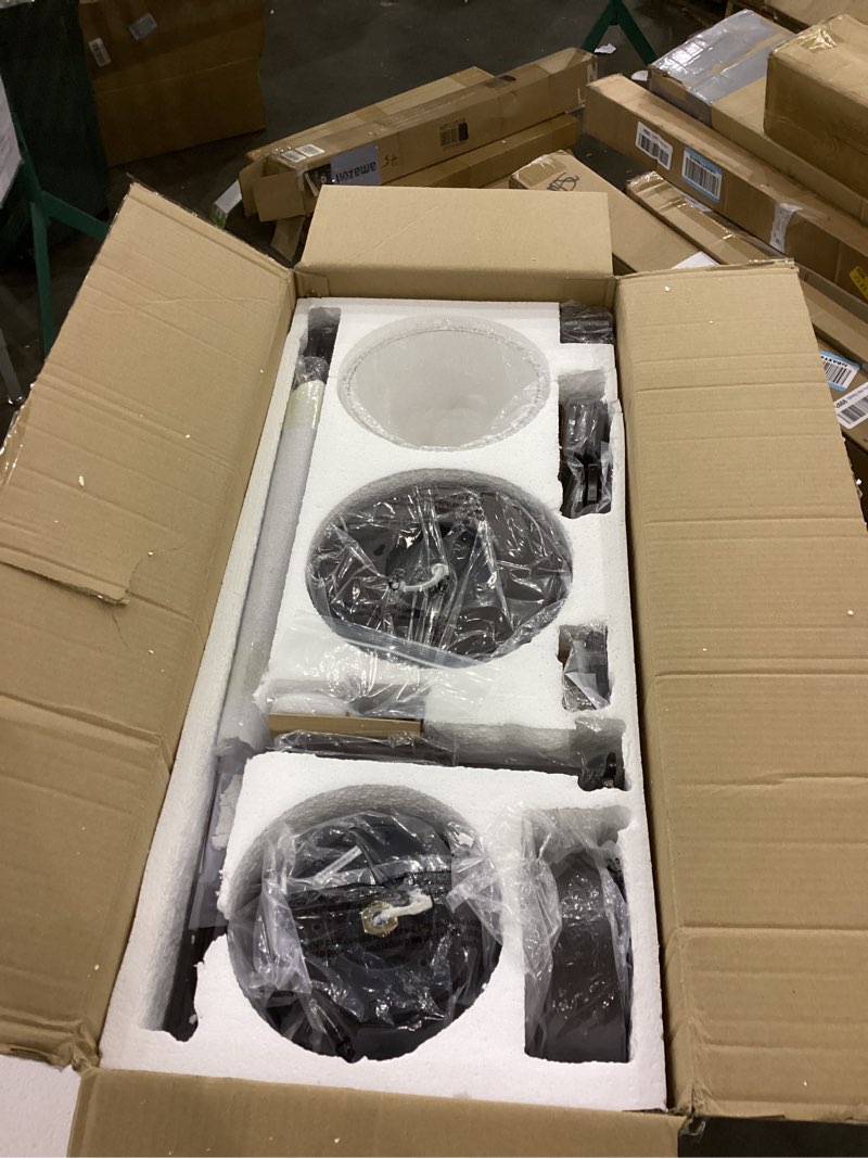 Condition photo showing New/Like New for 72 Inch Farmhouse Ceiling Fans with Lights and Remote,Industrial Large Ceiling Fan with 6-Speed Reversible DC Motor and 6 Dual Finish Blades,Oil Bronze Ceiling Fan with Light for Living Bedroom Patio Oil-Bronze 72 inch