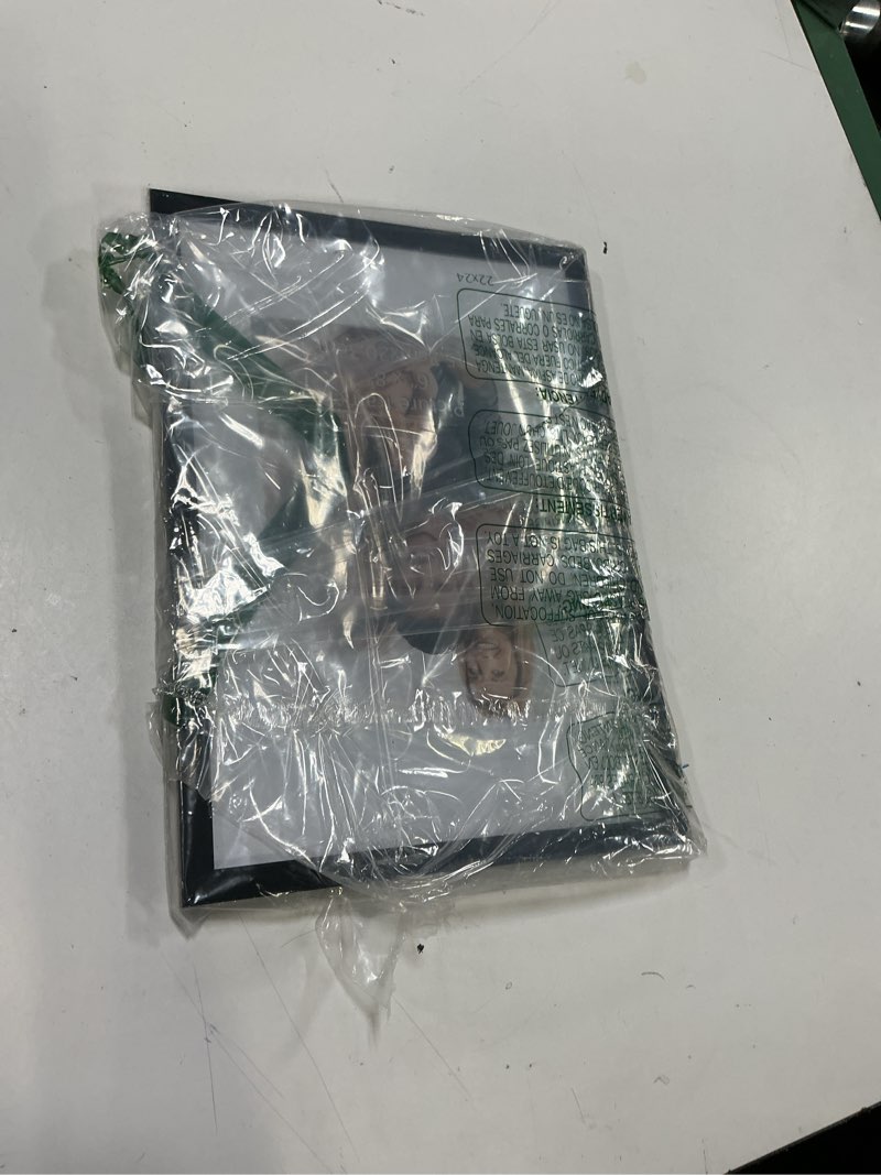 Condition photo showing New/Like New for hoikwo a4 document frame black plastic frame with plastic cover, display pictures 6x8 with mat or 8.3x11.7 certificate without mat, 1 pack a4 award frame for wall hanging and table a4 matted to 6x8 black