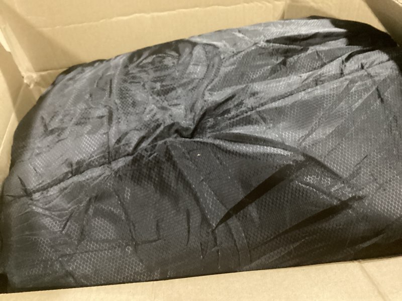 Condition photo showing Good Condition for Cold Weather Sleeping Bag 100% Cotton Flannel XXL for Adults Big and Tall,Free Compression Sack 0F Black 90" x 39" Right Zip
