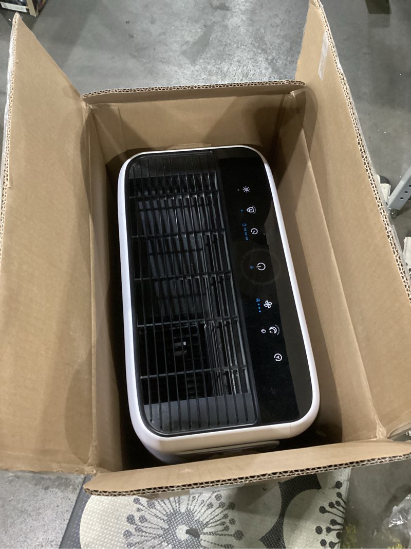 Condition photo showing As Is for not tested levoit air purifiers for home large room up to 1875 ft² with washable pre-filter, aham verifide, air quality monitor, hepa sleep mode for allergies, pet hair in bedroom, vital 200s-p, white air purifier white