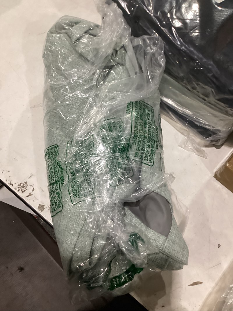 Condition photo showing As Is for green blackout curtians 