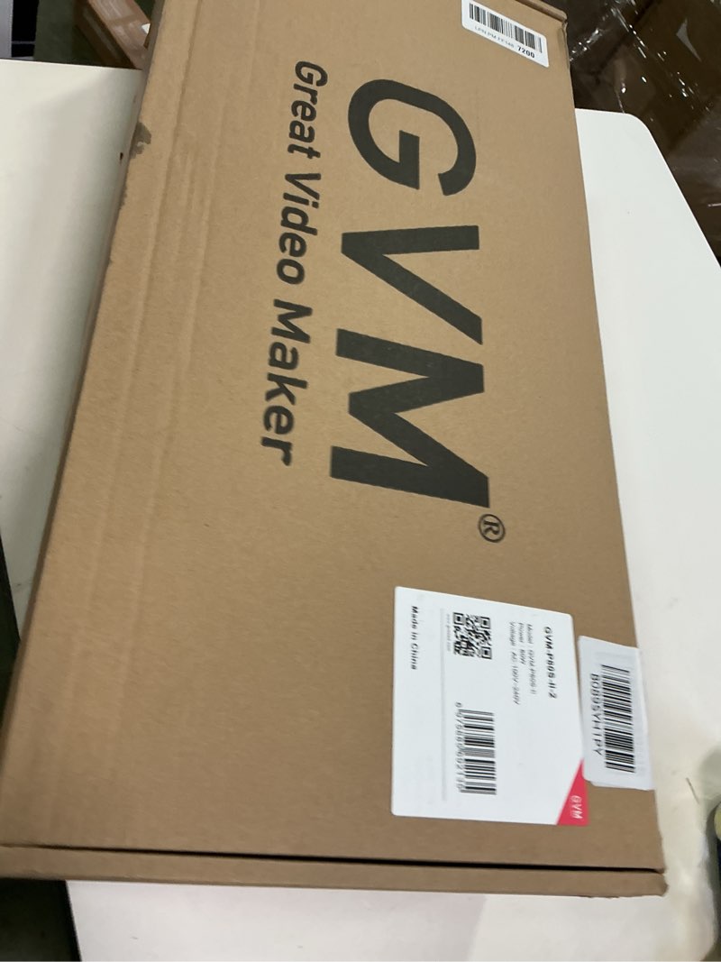 Condition photo showing New/Like New for GVM 80W Photo Studio Lighting Kit, LED Video Light with Bowen Mount 23.6" Softbox, Tripod Stand, Continuous Output Daylight 5600K Lights for Photography gvm lighting