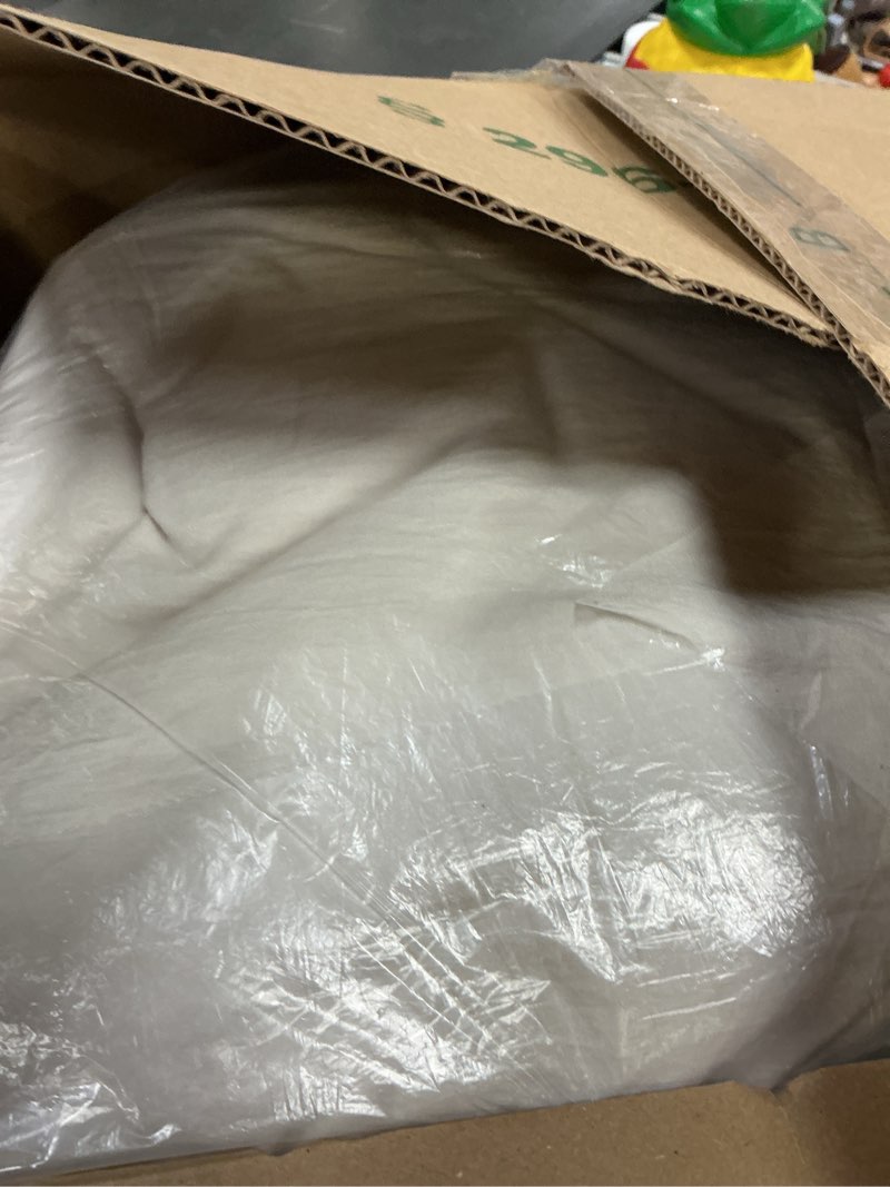 Condition photo showing As Is for Bedsure Queen Size Comforter Set, Beige Soft Prewashed Bedding for All Seasons, 3 Pieces GentleSoft™ Warm Down Alternative Bed Set, 1 Lightweight Comforter (90"x90") and 2 Pillowcases (20"x26") Queen(90"x90") 01 - Beige