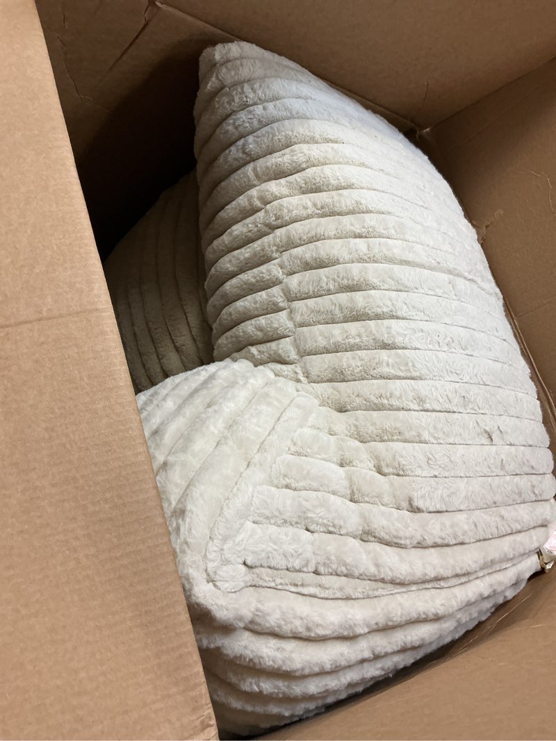 Condition photo showing As Is for giant bean bag chairs for adults teens with filling large fluffy bean bag chair with armrests plush comfy beanbag couch sofa chair for bedroom living room reading m-for teens/adults beige