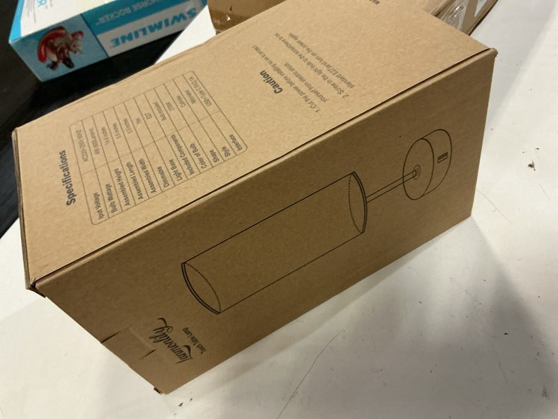 Condition photo showing New/Like New for fenmzee bedside table lamp for bedroom - 3 way dimmable touch lamp usb c charging ports and ac outlet, small lamp wood base round flaxen fabric shade for living room, desk, led bulb included cream shade-wood base 14" touch control