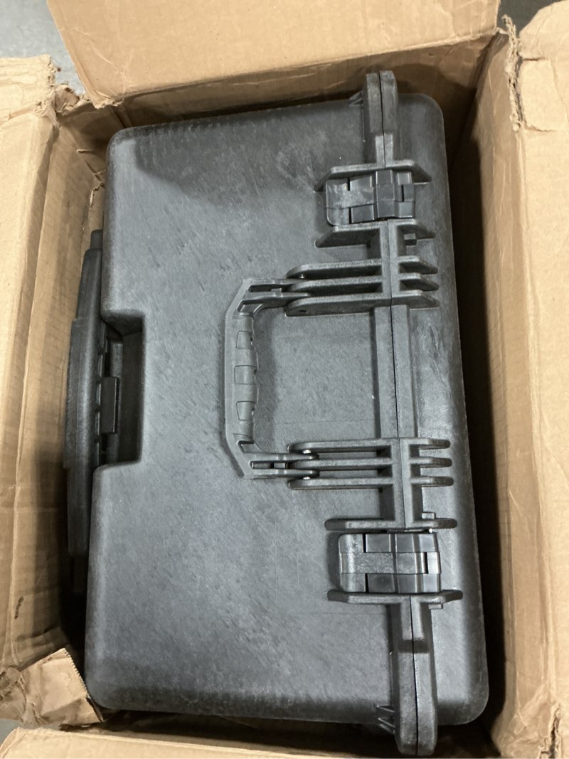 Condition photo showing As Is for Pelican 1650 Case With Foam (Black) Black With Foam