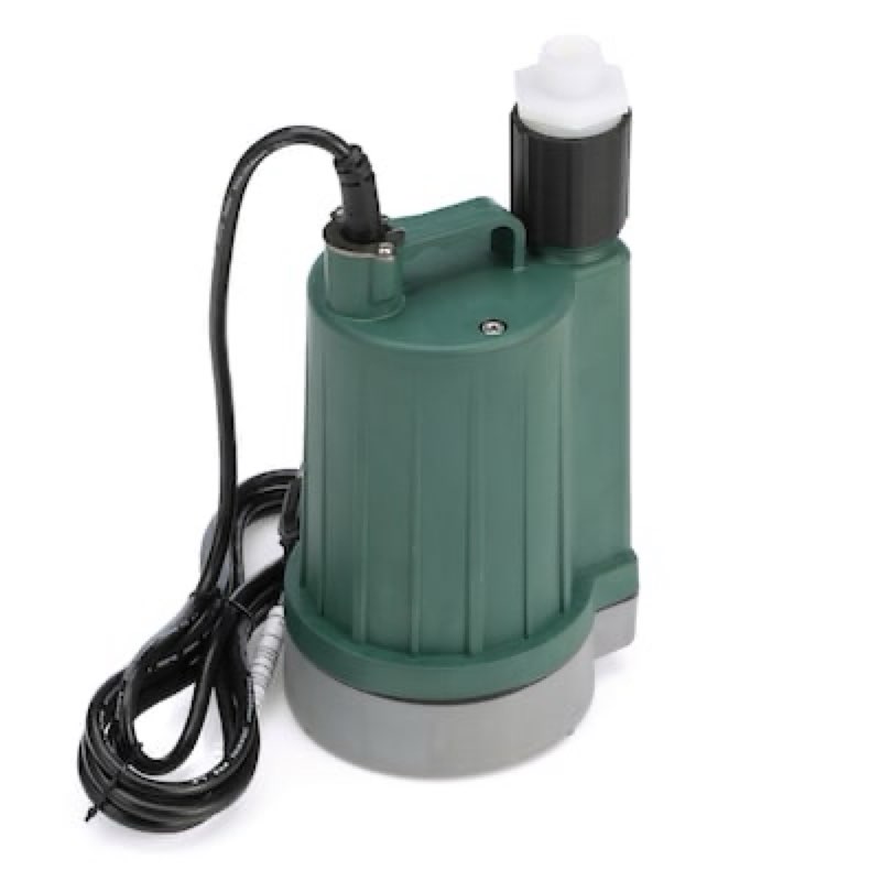 zoeller 1/3-hp 115 -volt 35-gallon thermoplastic submersible utility pump