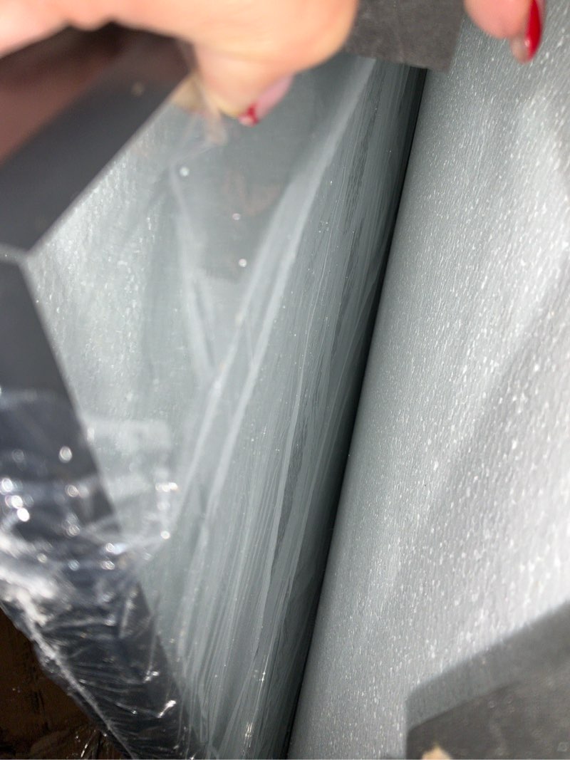 Condition photo showing Good Condition for Black Bathroom Mirror for Wall, 60x30 Inch Rectangle Mirrors with Metal Frame, Modern Vanity Wall Mirror Decor for Bathroom Living Room, Entryway Hangs Horizontal or Vertical Black 60"L x 30"W