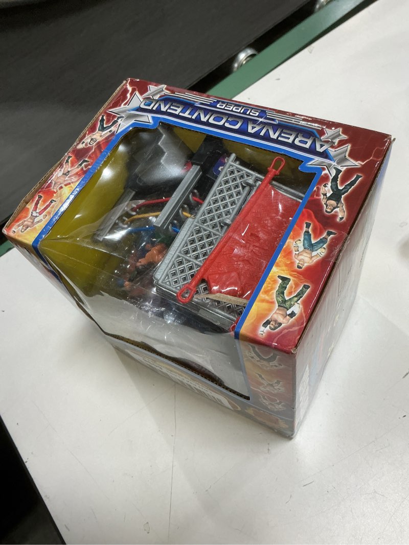 Condition photo showing New/Like New for ToyVelt WWE Ring Playset with 32-Piece Wrestling Action Figures for Boys 8-12 Playset, Safe and Durable WWE Toys, Comes with Wrestling Ring, Realistic Action Figures