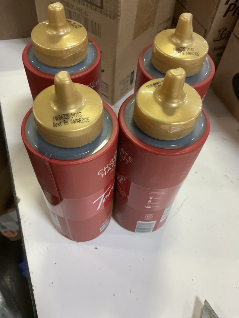Condition photo showing Good Condition for puremade sauce chocolate hazelnut 16.5 oz hdpe 4pk 4 ( best by 04/ mar 2026 )