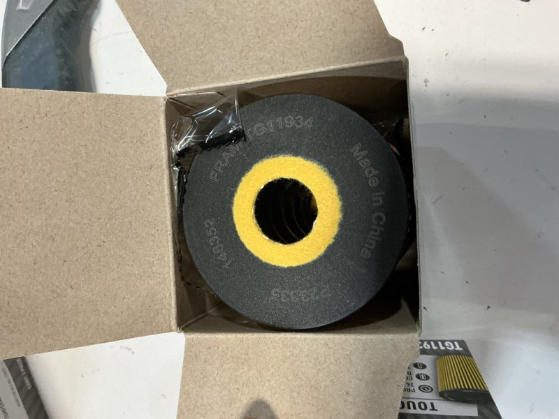 Condition photo showing Good Condition for fram tough guard oil filter, tg11934, 15k mile filter for hyundai and kia vehicles