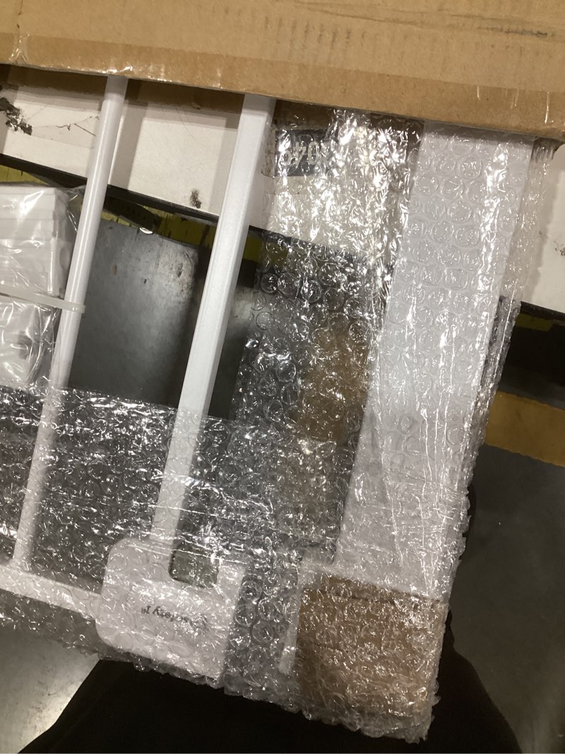 Condition photo showing New/Like New for Safety 1st Easy Install Walk Thru Baby Gate for Doorway With Door, Dog Gates, Fits 29"-38", Easy Install 28" Tall, White 1-Pack 29" to 38" Wide x 28" Tall White