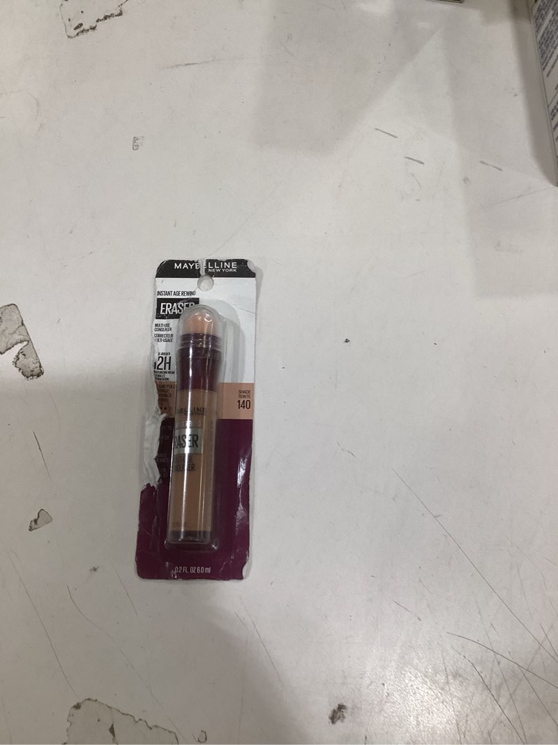 Condition photo showing Good Condition for maybelline instant age rewind eraser dark circles treatment multi-use concealer, honey, 0.2 fl oz (pack of 1) 140 0.2 fl oz (pack of 1)