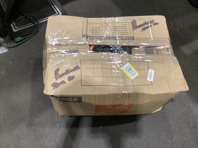 Condition photo showing As Is for black and blue car cover